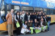 Visitantes a�orianos conheceram a Zona Sul de Porto Alegre