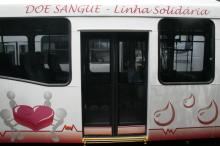 Ônibus Linha Solidária da Carris ajuda Ufrgs na campanha de doação de sangue