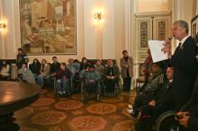 Ato integrou a 14ª Semana Municipal dos Direitos das Pessoas com Deficiência