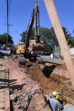 DEP implantar� 595 metros de rede pluvial em toda a rua At�lio Superti