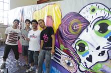 Movimentos sociais promovem interven��es em grafite a fim de buscar uni�o 