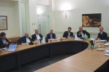 Jos� Fortunati em encontro com diretoria da Elbit Systems, em Israel 