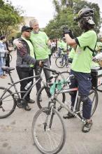 Prefeito José Fortunati participou do passeio com 250 ciclistas