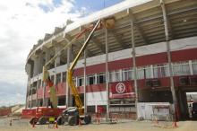 Obras do Beira-Rio avançam no mês de novembro