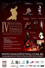 Cartaz do IV Festival Internacional de Tango