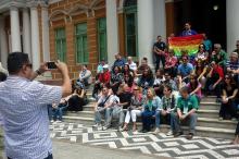 Grupo visitou o Mercado, Feira do Livro, Usina, Fundação Iberê e a Prefeitura