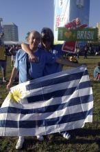 Torcedores uruguaios na FanFest 