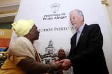 Prefeito José Fortunati recebeu Mãe Maria e demais integrantes do centro