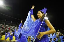 Escola de Samba da Glória encerrou o desfile do Grupo de Acesso