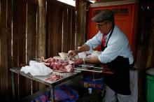 Somente no açougue no parque foram vendidas 36 toneladas de carne
