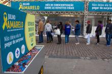 Iniciativa da prefeitura marcou o Dia Mundial contra as Hepatites Virais